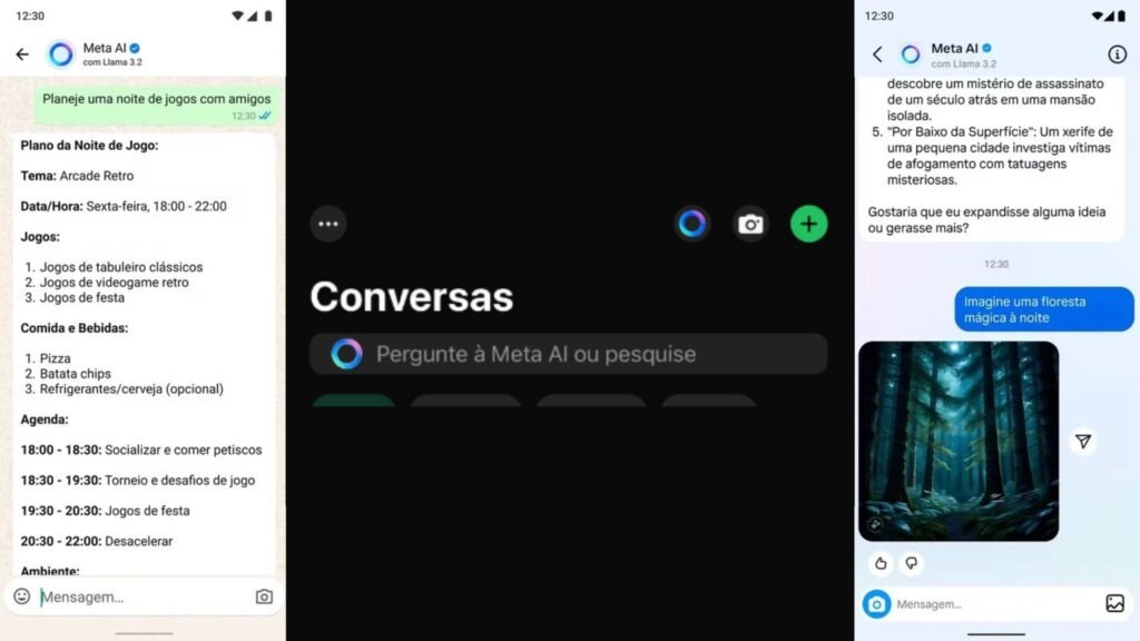 Meta IA no WhatsApp (Divulgação: Meta)